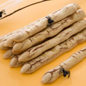 How to make Halloween dead finger cookies