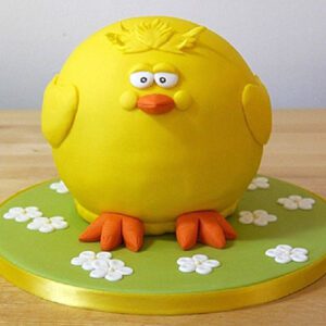 How to make an Easter chick cake