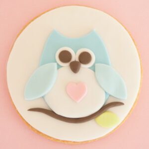 How to make a sugar cookie with owl motif