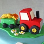 How to make a tractor cake topper