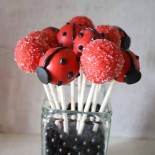 Red Ladybug Cake Pops Square