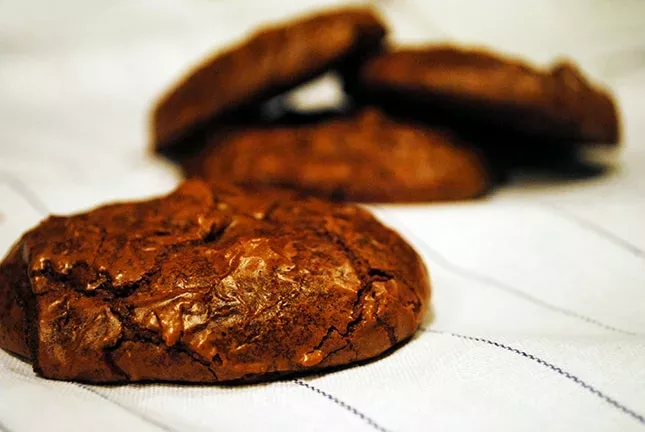 Double chocolate brownie cookie Recipe - Cake Journal