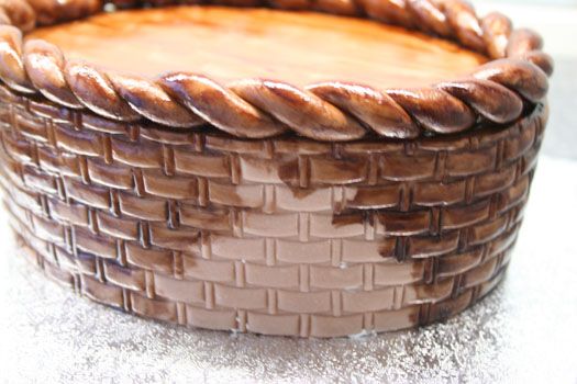 Cute Homemade Easter Basket Cake