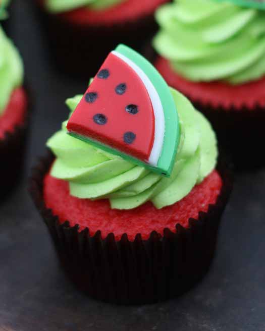 Watermelon Cupcake topper