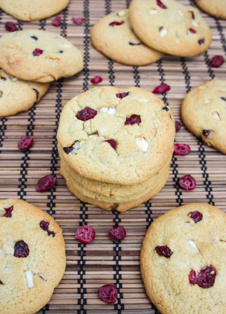 Cranberry-Orange-White Chocolate Cookies