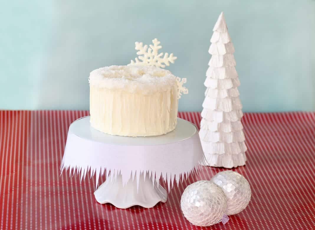 How to Make a Snow Angel Cake Cake Journal