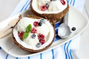 Vegan Coconut Ice Cream 