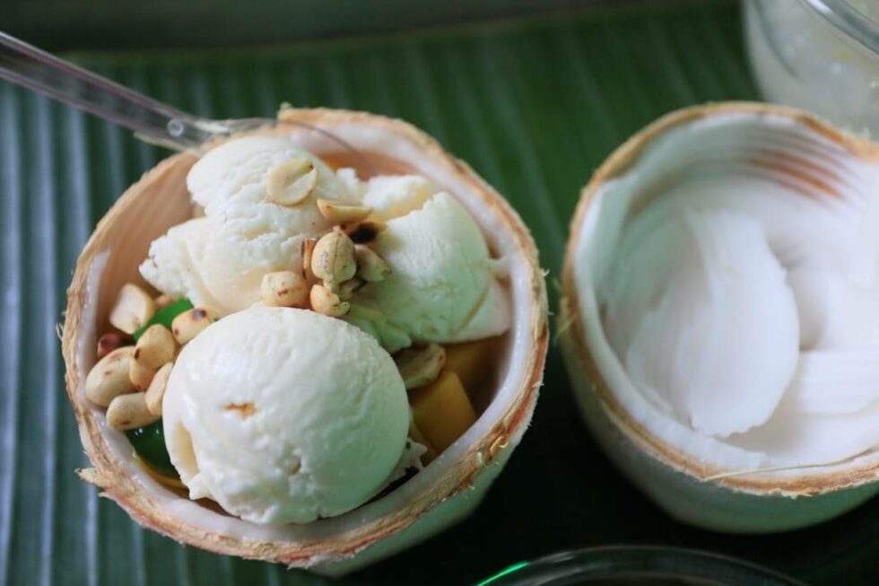 Vegan Coconut Ice Cream With A Vanilla Twist