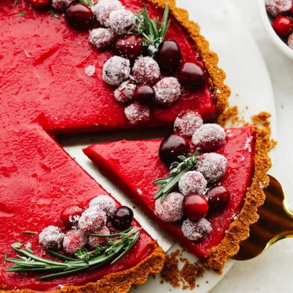 How To Make A Simple Cranberry Curd Tart: Easy Tutorial