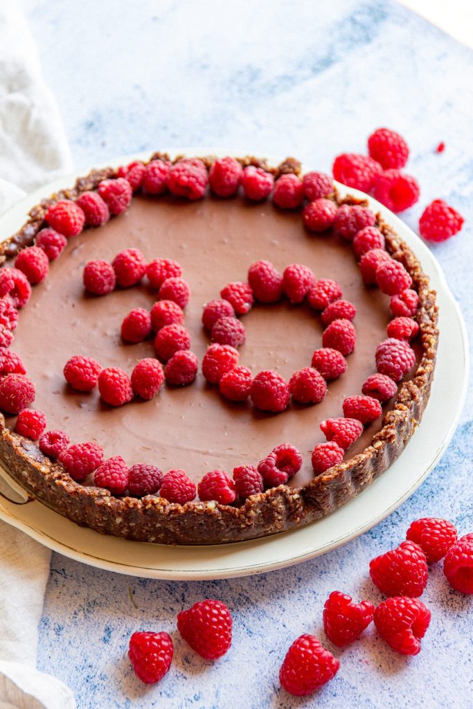 30th Birthday Chocolate Ganache Tart