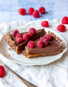 Raw Vegan Chocolate Ganache Tart